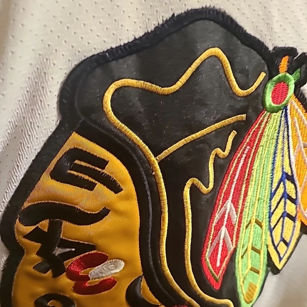 Vintage 90s 2xl Chicago Blackhawks Jersey Jeremy Roenick Hockey Starter Sewn - Picture 4 of 15